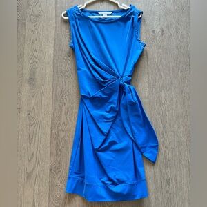 Diane von Furstenberg Blue Wrap Dress